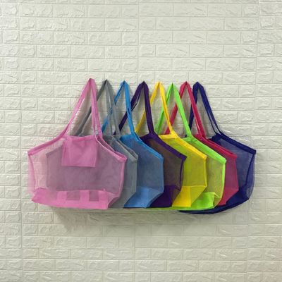 Novos estilos de moda para crianças Saco de areia de praia dobrável Tote Bag Brinquedos Saco de armazenamento