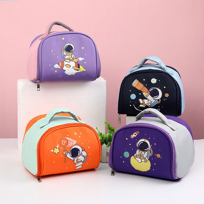 Alimentos Cartoon Kids Cooler Sacos de almoço Saco térmico portátil para menina Saco de isolamento
