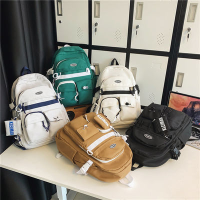 Mochila de escola de poliéster impermeável personalizada para estudantes Capacidade inferior a 21 litros
