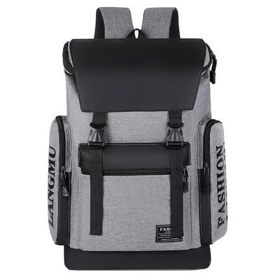 Mochila impermeável de 20-39 litros com impressão de logotipo e design de estilo universitário