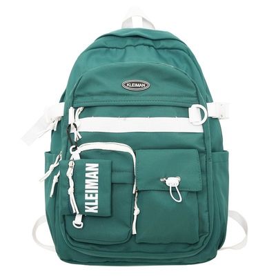 Mochila de escola de poliéster impermeável personalizada para estudantes Capacidade inferior a 21 litros