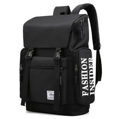 Mochila impermeável de 20-39 litros com impressão de logotipo e design de estilo universitário