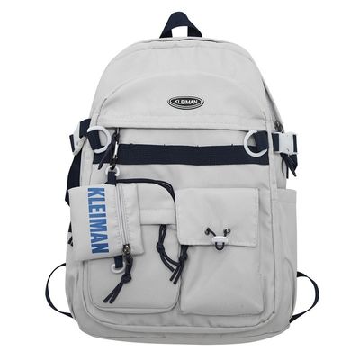 Mochila de escola de poliéster impermeável personalizada para estudantes Capacidade inferior a 21 litros