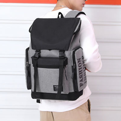Mochila impermeável de 20-39 litros com impressão de logotipo e design de estilo universitário