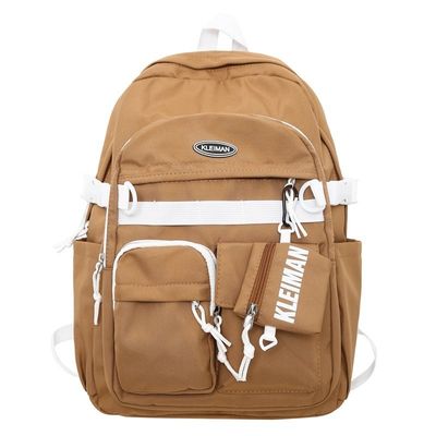 Mochila de escola de poliéster impermeável personalizada para estudantes Capacidade inferior a 21 litros