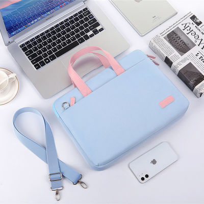 Saco de computador portátil de lona de cor personalizada
