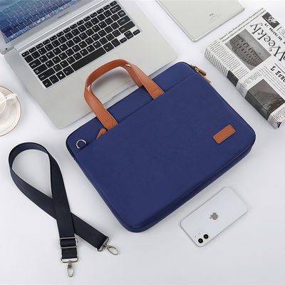 Saco de computador portátil de lona de cor personalizada