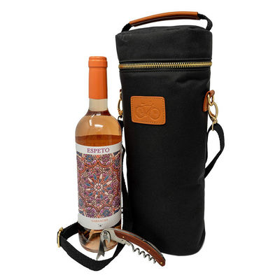 Saco de arrefecimento de garrafas de vinho isolado por neopreno para viagem e conservação convenientes
