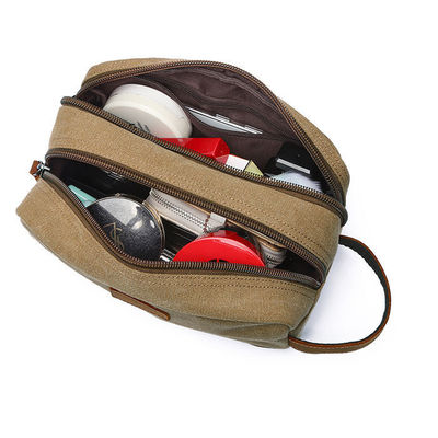Saco de roupa de banho de lona para homens barba personalizada limpeza Barbear Dopp Kit Cosméticos Viagens