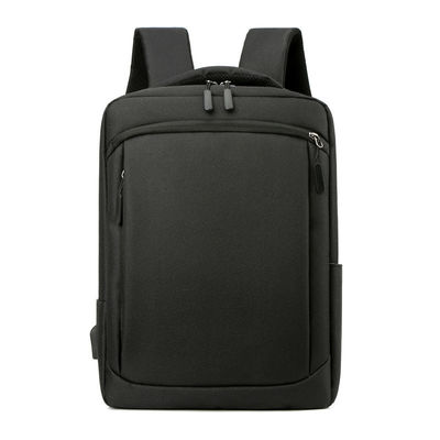 Mochila portátil de alta capacidade com logotipo personalizado Oxford com porta USB e design unisex