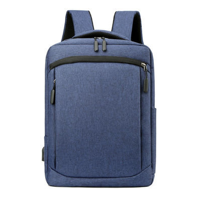 Mochila portátil de alta capacidade com logotipo personalizado Oxford com porta USB e design unisex