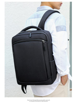 Mochila portátil de alta capacidade com logotipo personalizado Oxford com porta USB e design unisex
