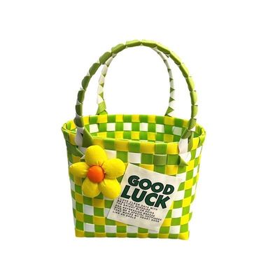 Cachinhos de colourizados para crianças Mini-compras Armazenamento Cesto de brinquedos Posibilidade de embalagem Bolsa personalizada