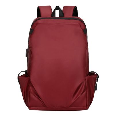 Mochila portátil Oxford com porta de carregamento USB e computador para viagens de negócios