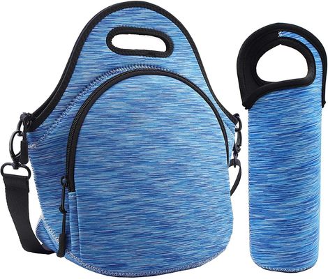 12.6x6.3x12.6 polegadas Caixa de almoço térmico isolado Tote Saco para estudantes escola Neoprene