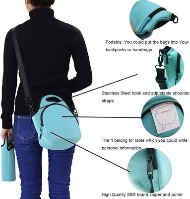 12.6x6.3x12.6 polegadas Caixa de almoço térmico isolado Tote Saco para estudantes escola Neoprene