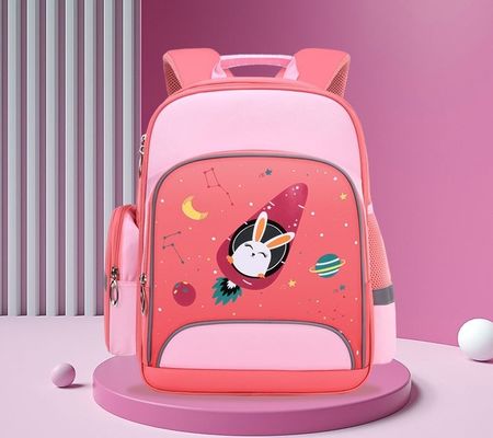 Logotipo personalizado Imprimir Mochila de tecido de Oxford Mochila à prova d'água Sacos escolares para raparigas