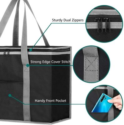 Food Custom Logo Reutilizável Tote Bag Isolado Cooler Baby Milk Bag para compras de supermercado