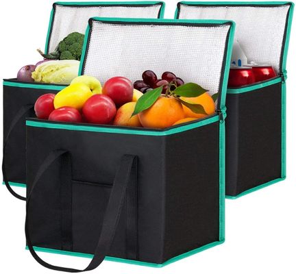 Logotipo personalizado Saco de entrega de alimentos com toque isolado Logotipo personalizado Padrão de cor sólida Tipo