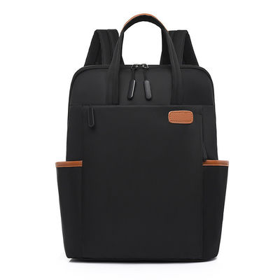 Logotipo personalizado Padrão sólido Laptop Mochila de negócios
