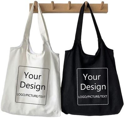 Fashion Style Logotipo personalizado Tote Bolsa de compras de mantimentos com material de revestimento de poliéster