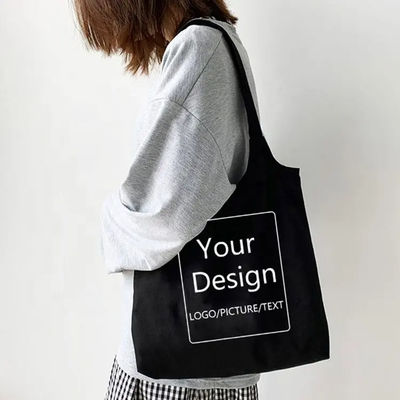 Fashion Style Logotipo personalizado Tote Bolsa de compras de mantimentos com material de revestimento de poliéster