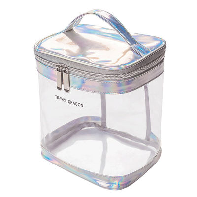 Saco conveniente para cosméticos impermeável transparente transparente bolsa de maquiagem de viagem