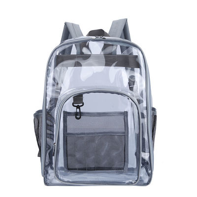 Mochila de PVC de cores claras para atividades escolares ao ar livre
