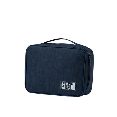 Saco cosmético simples de Oxford pendurado Kit de viagens de cores personalizadas