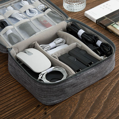 Saco cosmético simples de Oxford pendurado Kit de viagens de cores personalizadas