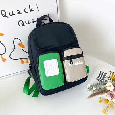 Crianças coloridas personalizadas Crianças pequenas Mochila de livros para crianças