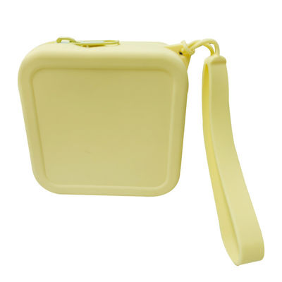 Bolsa de viagem de silicone de cor personalizada Bolsas de mão de moda para artigos de higiene feminino