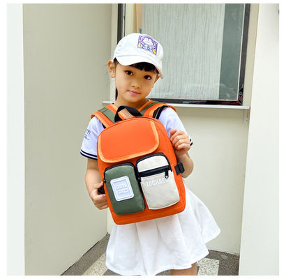 Crianças coloridas personalizadas Crianças pequenas Mochila de livros para crianças