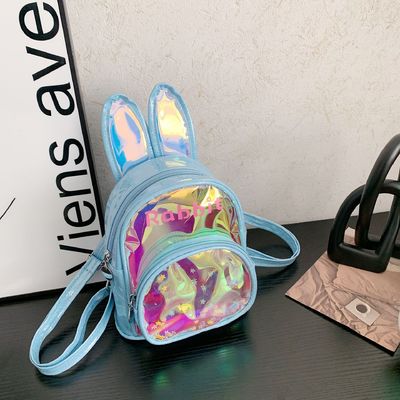 Logotipo personalizado aceito 3D coelho crianças mochila escolar saco de papelão saco menina fofinha