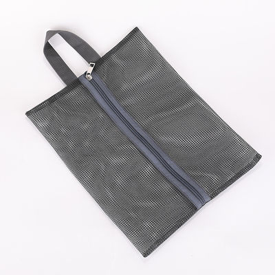 Tote Mesh Maquiagem Viagem Armazenamento Saco de lavagem de grande capacidade Saco de praia portátil multi-bolso Saco de natação