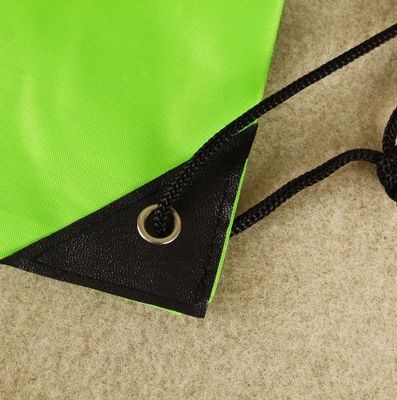Fechamento de cordas Logotipo personalizado 210D Mochila de poliéster de cordas para viagens