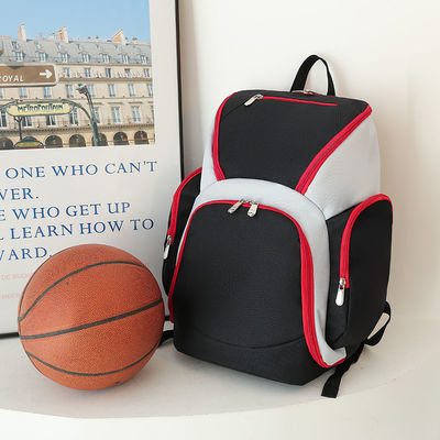 Mochila de Basquetebol de Equipa Mochila de ginástica esportiva masculina com padrão de letras e fecho com fecho de fecho