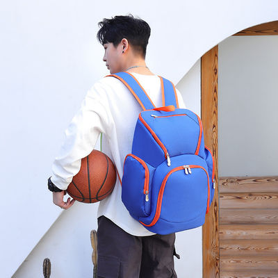 Mochila de Basquetebol de Equipa Mochila de ginástica esportiva masculina com padrão de letras e fecho com fecho de fecho