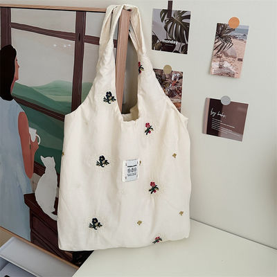 Saco de Colégio para Estudantes Saco de Grande Capacidade Com Desenho de Impressão Floral