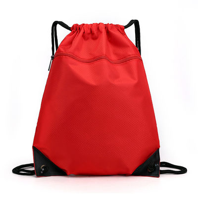 Mochila de corda de tração à prova d'água de grande capacidade com armação externa e material durável