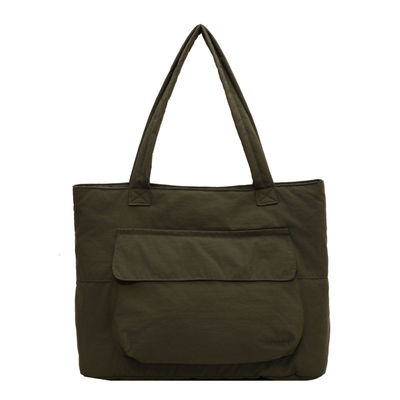 Saco de ombro de grande capacidade de trabalho de Oxford Tote Customizado fecho aberto impermeável Nylon