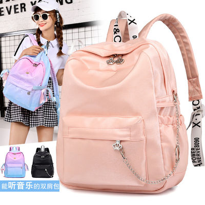 Mochila de viagem para estudantes universitários com material resistente à água e aceitável OEM/ODM