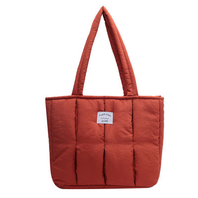 Bolsa de Tote personalizada para mulheres 2024 Moda Inverno Bolsa de ombro com colcha de retalhos Grande capacidade