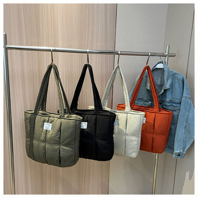 Bolsa de Tote personalizada para mulheres 2024 Moda Inverno Bolsa de ombro com colcha de retalhos Grande capacidade