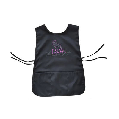 Uniforme de unhas unisex ajustável com três bolsos grandes
