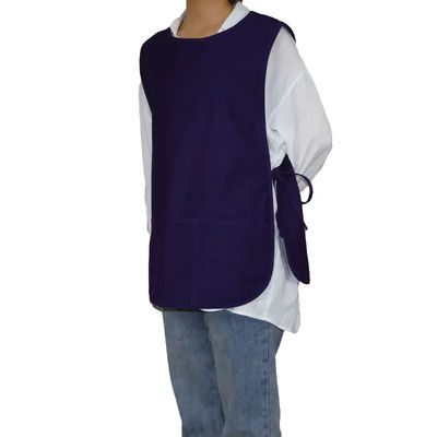 Uniforme de unhas unisex ajustável com três bolsos grandes