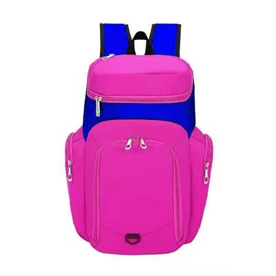 Mochila de basquete ou futebol de material com desenhos personalizados e fecho de zíper