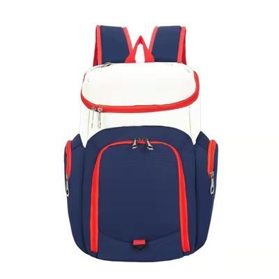 Mochila de basquete ou futebol de material com desenhos personalizados e fecho de zíper
