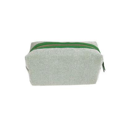 Mini sacos cosméticos logotipo personalizado viagem sacos pesados de maquiagem de lona sacos higiênicos para meninas