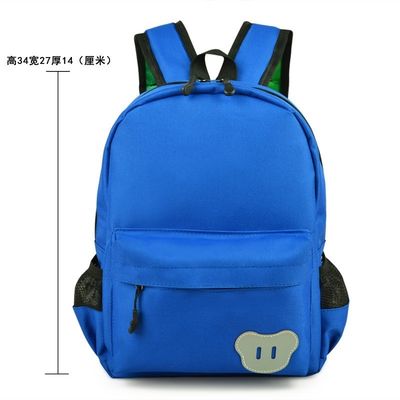 Logotipo personalizado Impresso Crianças Crianças Mochila Escolar com padrão de desenho animado à prova d'água